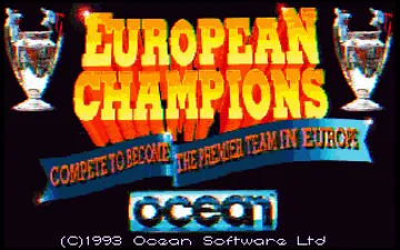 Championship of Europe screen shot title